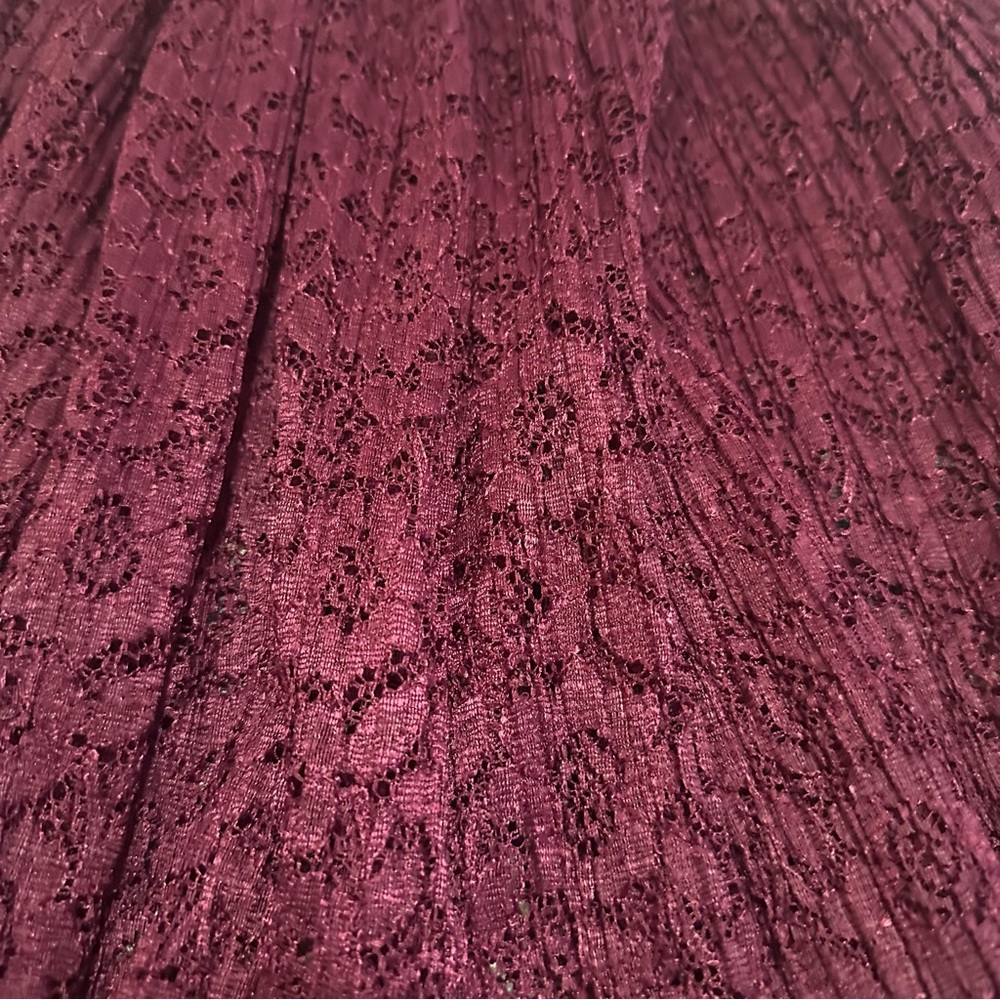 Victoria’s Secret Burgundy lace babydoll dress/top size XS - Picture 4 of 8
